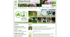 Desktop Screenshot of greenthumbnyc.org